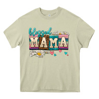 Mossy daisy blessed mama Heavy Core Tee - AdoDesignShop