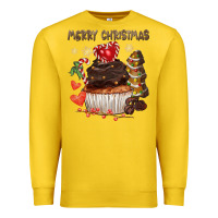 Lemon merry christmas cupcake chocolate Premium Sweatshirt - CowGirlArtShop
