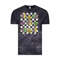 Cloud Black mardi gras Vintage Tee - MaliasSmallBusiness
