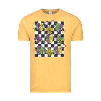 Vintage Mustard mardi gras Vintage Tee - MaliasSmallBusiness