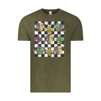 Vintage Olive mardi gras Vintage Tee - MaliasSmallBusiness