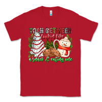 Red Torn Between Looking Like A Snack Eating One Classic Tee - CowhideDigitalArt