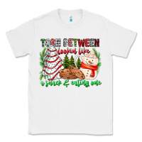 White Torn Between Looking Like A Snack Eating One Classic Tee - CowhideDigitalArt