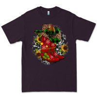 Plum Christmas Cowboy Boots Premium Tee - JahusDesignShop