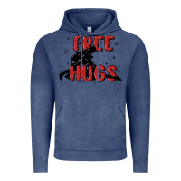 Vintage Denim free hugs Vintage Hoodie - MaliasSmallBusiness