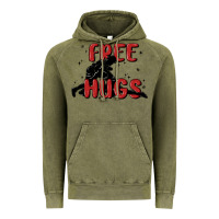 Vintage Olive free hugs Vintage Hoodie - MaliasSmallBusiness
