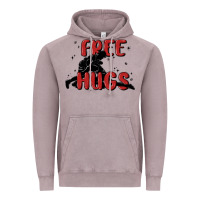Vintage Zinc free hugs Vintage Hoodie - MaliasSmallBusiness