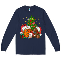 Navy christmas sports bbs Long Sleeve Tee - BundleAndBundleShop