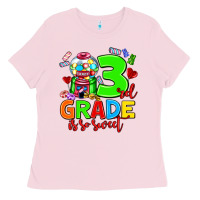 Bubblegum Pink 3 rd grade is so sweet Ladies Tee - AdoDesignShop