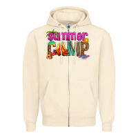 Sandshell summer camp Zipper Hoodie - NancyCooperArtShop