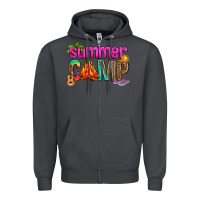 Smoke summer camp Zipper Hoodie - NancyCooperArtShop