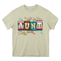 Mossy daisy aunt Heavy Core Tee - AdoDesignShop