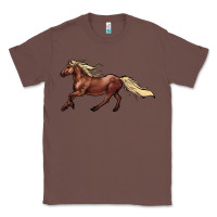 Chestnut running horse Classic Tee - NancyCooperArtShop