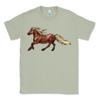 Matcha running horse Classic Tee - NancyCooperArtShop