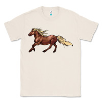 Natural running horse Classic Tee - NancyCooperArtShop