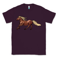 Plum running horse Classic Tee - NancyCooperArtShop