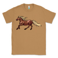 Toasted Coconut running horse Classic Tee - NancyCooperArtShop
