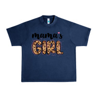 Navy mama s girl malias Urban Heavy Tee - MaliasSmallBusiness