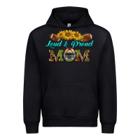 Black loud and proud mom Urban Hoodie - BundleAndBundleShop