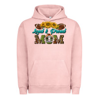 Pigment Salmon loud and proud mom Urban Hoodie - BundleAndBundleShop