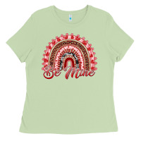 Matcha be mine valentines day rainbow Ladies Tee - RanaPortraitStore