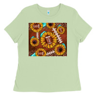 Matcha football leopard sunflower Ladies Tee - JahusDesignShop