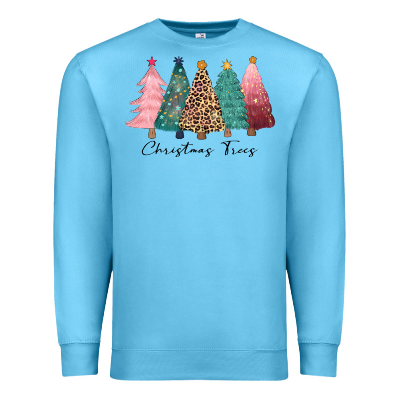 Christmas Trees Premium Sweatshirt by CowGirlArtShop | Teevron