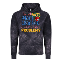 Cloud Black im a math teacher of course i have problems Vintage Hoodie - MaliasSmallBusiness