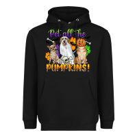 Black pet all the pumpkins Heavyweight Hoodie - CowGirlArtShop