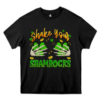 Black shake your shamrocks Heavy Core Tee - Artiststas