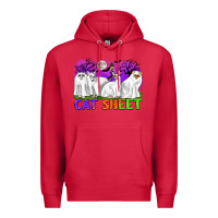 Cardinal cat sheet ghost cats halloween Premium Hoodie - CowGirlArtShop