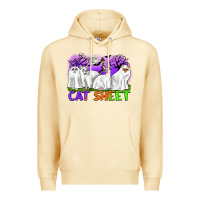 Pina Colada cat sheet ghost cats halloween Premium Hoodie - CowGirlArtShop
