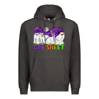 Smoke cat sheet ghost cats halloween Premium Hoodie - CowGirlArtShop