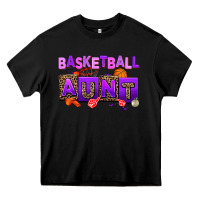 Black basketball aunt Heavy Core Tee - AdoDesignShop