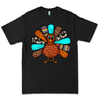 Black Thanksgiving Turkey Premium Tee - JahusDesignShop