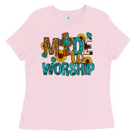 Bubblegum Pink made to worship Ladies Tee - Artiststas