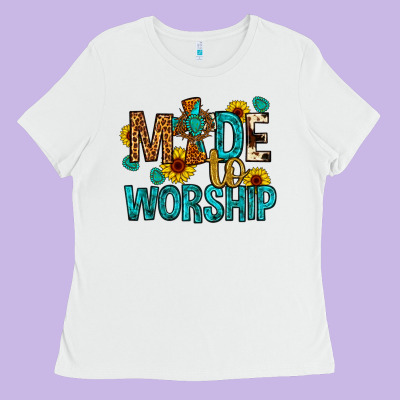 Made To Worship Ladies Tee Designed By Artiststas
