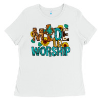 White made to worship Ladies Tee - Artiststas