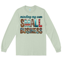 Matcha minding my own small business bbs Long Sleeve Tee - BundleAndBundleShop