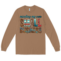 Toasted Coconut minding my own small business bbs Long Sleeve Tee - BundleAndBundleShop