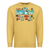 Antique Gold i am snow cute Premium Sweatshirt - CowGirlArtShop