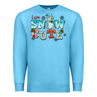 Ocean Blue i am snow cute Premium Sweatshirt - CowGirlArtShop