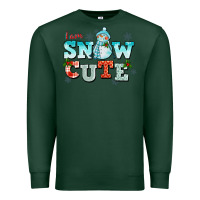 Sports Green i am snow cute Premium Sweatshirt - CowGirlArtShop