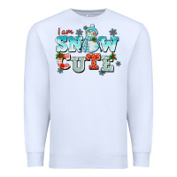 White i am snow cute Premium Sweatshirt - CowGirlArtShop