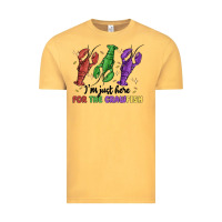Vintage Mustard i'm just here for the crawfish Vintage Tee - MaliasSmallBusiness