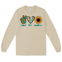 Mushroom peace love sunshine Long Sleeve Tee - JahusDesignShop