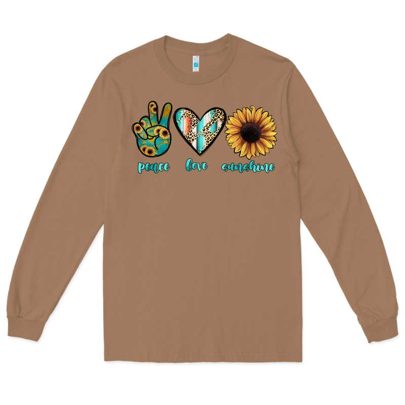 Peace Love Sunshine Long Sleeve Tee by JahusDesignShop | Teevron