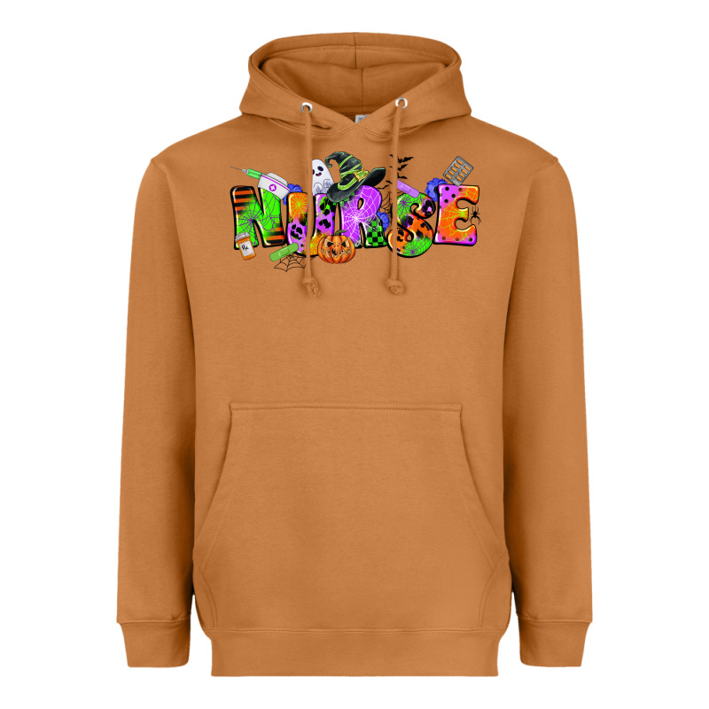Halloween Nurse Heavyweight Hoodie by CowGirlArtShop | Teevron