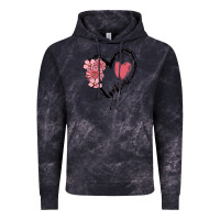 Cloud Black mimi flower heart Vintage Hoodie - MaliasSmallBusiness