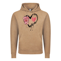 Vintage Coffee mimi flower heart Vintage Hoodie - MaliasSmallBusiness